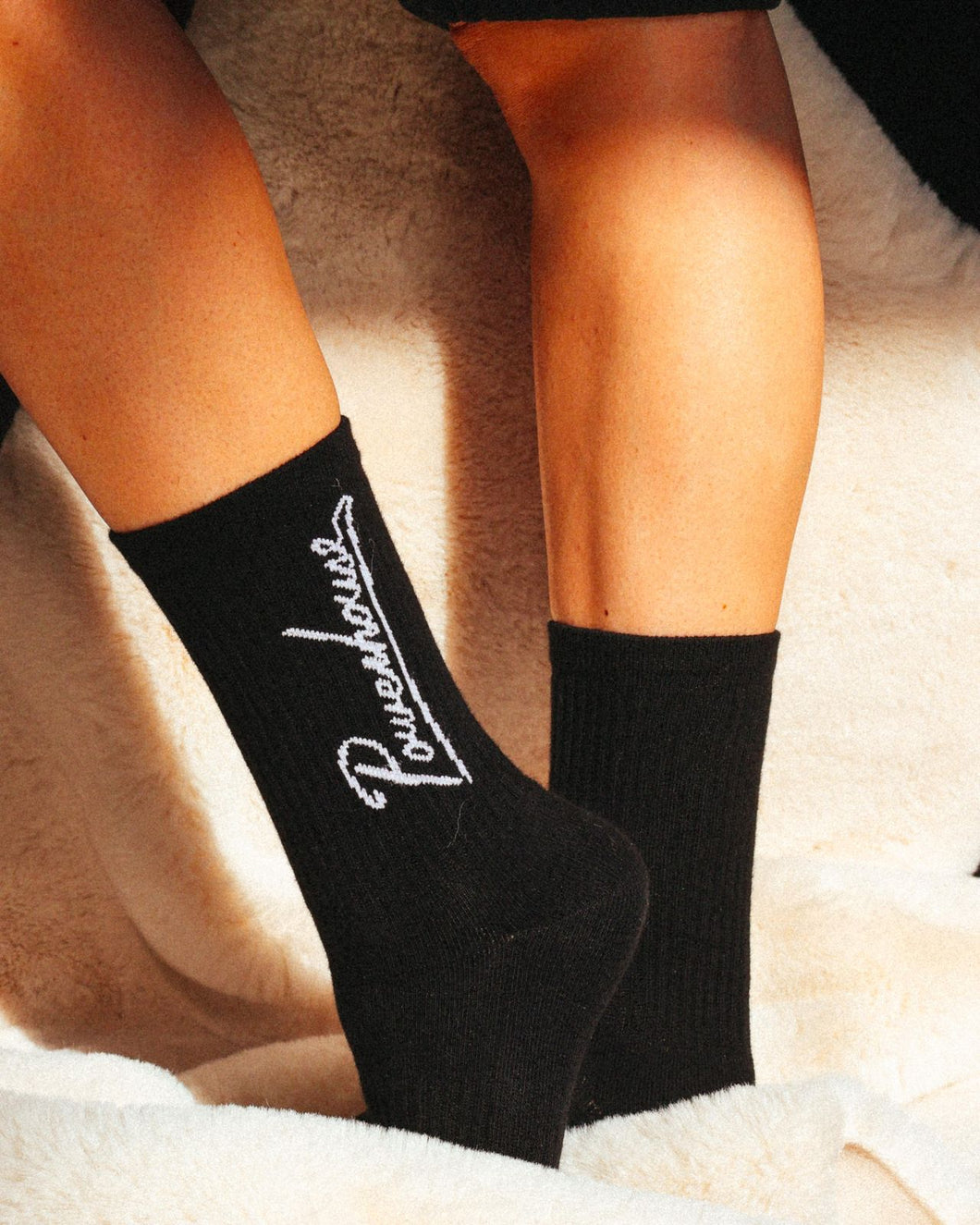 Script Black Socks